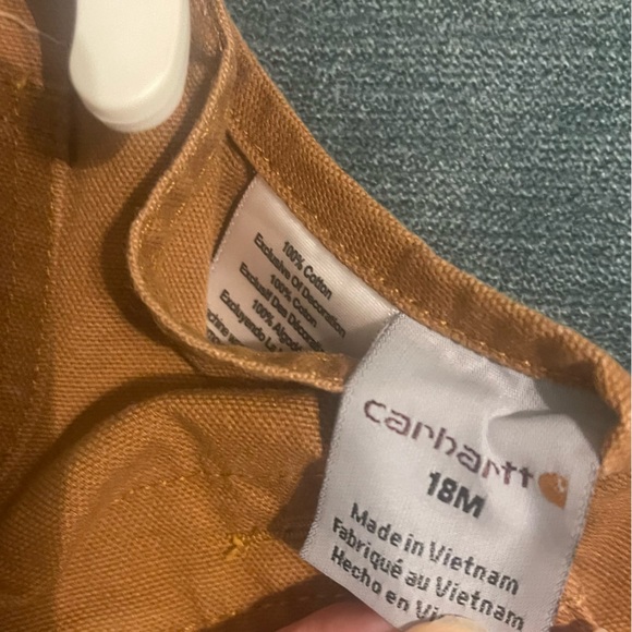 18m carhartt overall bibs - Picture 3 of 3